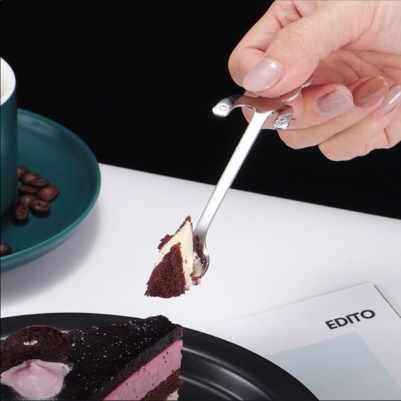 3 Stainless Steel Cat Spoons - Picture 6 of 6